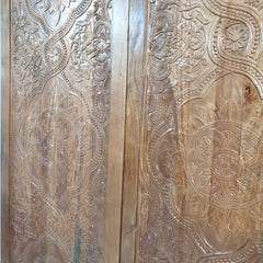 Handmade Vintage Wood Carving Door Decal 33