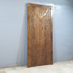 Handmade Vintage Wood Carving Door Decal 33
