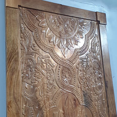 Handmade Vintage Wood Carving Door Decal 33