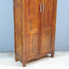 The Attic Catania Mango Wood Almirah Honey 90x40x180 cm