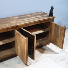 Antique Hand Carved Solid Wood Sideboard 160x40x60 cm