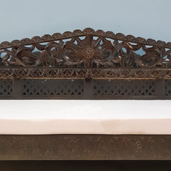 Mughal Garden Hand Carved Balinese Daybed 206X90X87 cm