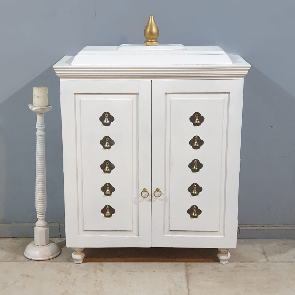 Hand Carved Indian Solid Wood Home Temple 91x40x120 cm