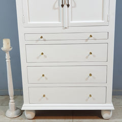 Indian Hand Carved  Solid Mango Wood Home Temple 100x50x185 cm