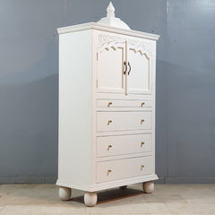 Indian Hand Carved  Solid Mango Wood Home Temple 100x50x185 cm