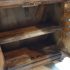 Indian Furniture Hand Carved Solid Wood Cabinet 90x40x90 Cm
