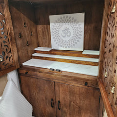 Hand Carved Indian Solid Wood Home Temple