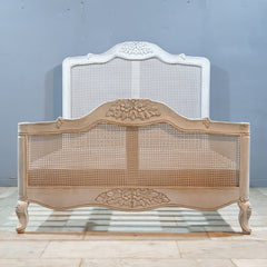 Rattan Elegance Series Hand Carved Solid Wood Bed 184