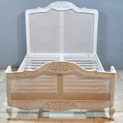 Rattan Elegance Series Hand Carved Solid Wood Bed 184