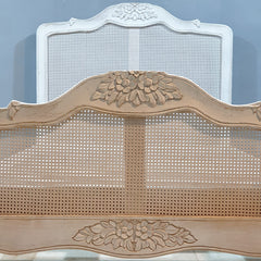 Rattan Elegance Series Hand Carved Solid Wood Bed 184