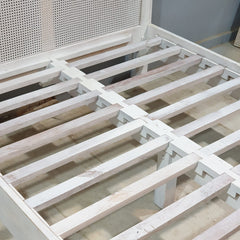 Rattan Elegance Series Hand Carved Solid Wood Bed 184