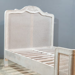 Rattan Elegance Series Hand Carved Solid Wood Bed 184