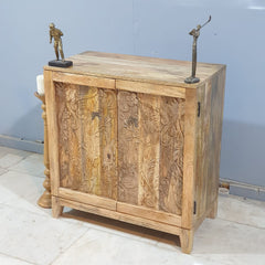 Hand Carved Solid Wood SmallCabinet D120