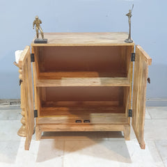 Hand Carved Solid Wood SmallCabinet D120