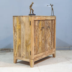 Hand Carved Solid Wood SmallCabinet D120