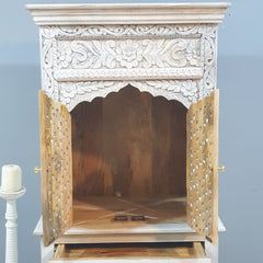 Hand Carved Solid Wood Home Temple Cabinet 04