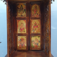 Handmade Traditional Sheesham Wood Home Temple 03