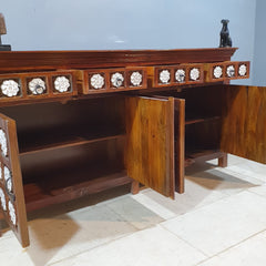 Kalah Hand Carved Solid Wooden Sideboard Buffet C65
