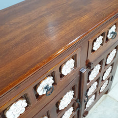 Kalah Hand Carved Solid Wooden Sideboard Buffet C65