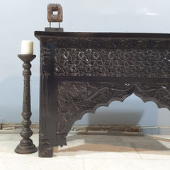 Indian Mehrab Hand Carved Hall Console Table 120X40X75 cm