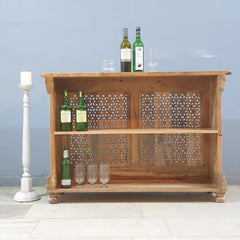 Indian Hand Carved Jali Hall Console Table 127X43X88 cm