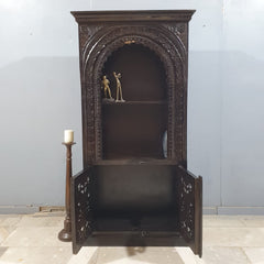 Indian Hand Carved Solid Wood Bookshelf 90X40X180 Cm