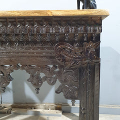 Indian Hand Carved Hall Console Table 90x40x80 cm