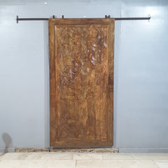 Indian Vintage Antique Hand Carved Solid Wooden Built Door 32