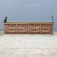 Pandora Indian Floral Hand Painted TV Unit 64