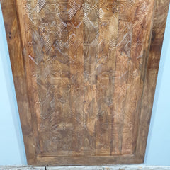 Indian Vintage Antique Hand Carved Solid Wooden Built Door 32