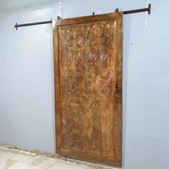 Indian Vintage Antique Hand Carved Solid Wooden Built Door 32