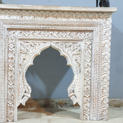 Mehrab Indian Hand Carved Jali Hall Console Table 90x40x80 cm
