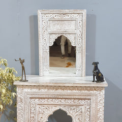 Mehrab Indian Hand Carved Jali Hall Console Table 90x40x80 cm