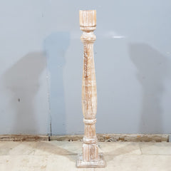 Hand Carved Large Floor Standing Candle Stand 145cm height