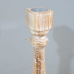 Hand Carved Large Floor Standing Candle Stand 145cm height