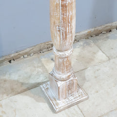 Hand Carved Large Floor Standing Candle Stand 145cm height