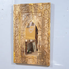 Mehrab Hand Carved Solid Wooden Mirror Frame 35