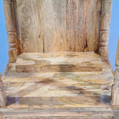 Indian Hand Carved  Solid Mango Wood Home Temple 65x50x130 cm