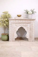 Mehrab Indian Hand Carved Jali Hall Console Table 90x40x80 cm