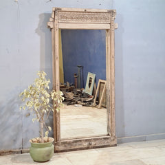 Hand Carved Solid Wooden Mirror Frame 94X10X176 cm
