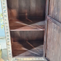 Indian Furniture Hand Painted Solid Wood Cabinet 60X40X150 Cm