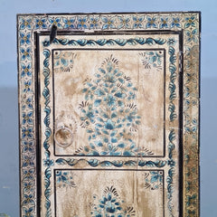 Indian Furniture Hand Painted Solid Wood Cabinet 60X40X150 Cm