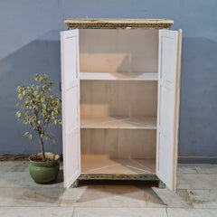 Indian Hand Painted Cabinet Wardrobe 90X40X150 cm