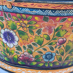 Antique Hand Painted on Metal Beverage Beer Party Tub 60X40X30 cm