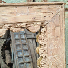 Hand Carved Solid Wooden Mirror Frame 89X124 cm