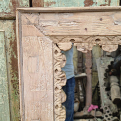 Hand Carved Solid Wooden Mirror Frame 89X124 cm