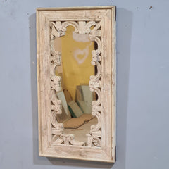 Hand Carved Solid Wooden Mirror Frame 50X5X90 cm