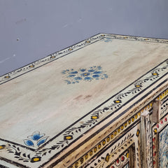 Indian Hand Painted Cabinet Wardrobe 90X45X150 cm