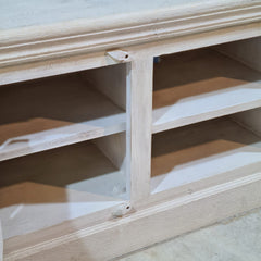 Indian Hand Carved Solid Hard Wood TV Unit 150X45X65 cm