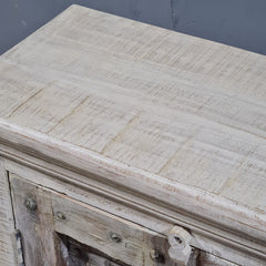 Indian Vintage Hand Carved Solid Wood Cabinet 67X31X81 Cm